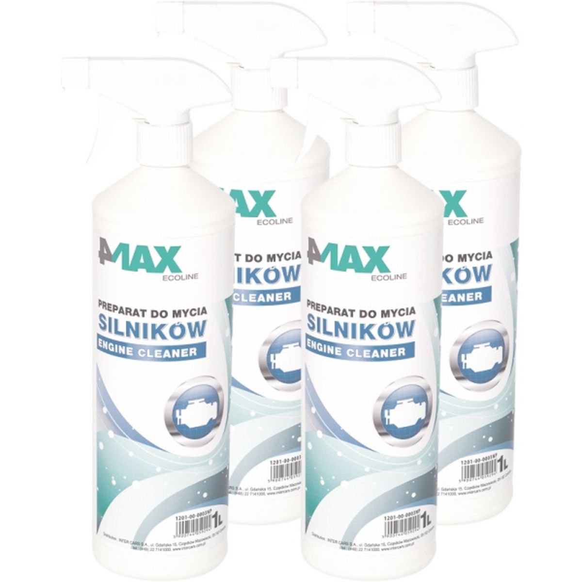 4MAX Preparat do mycia 1L spray do mycia silników