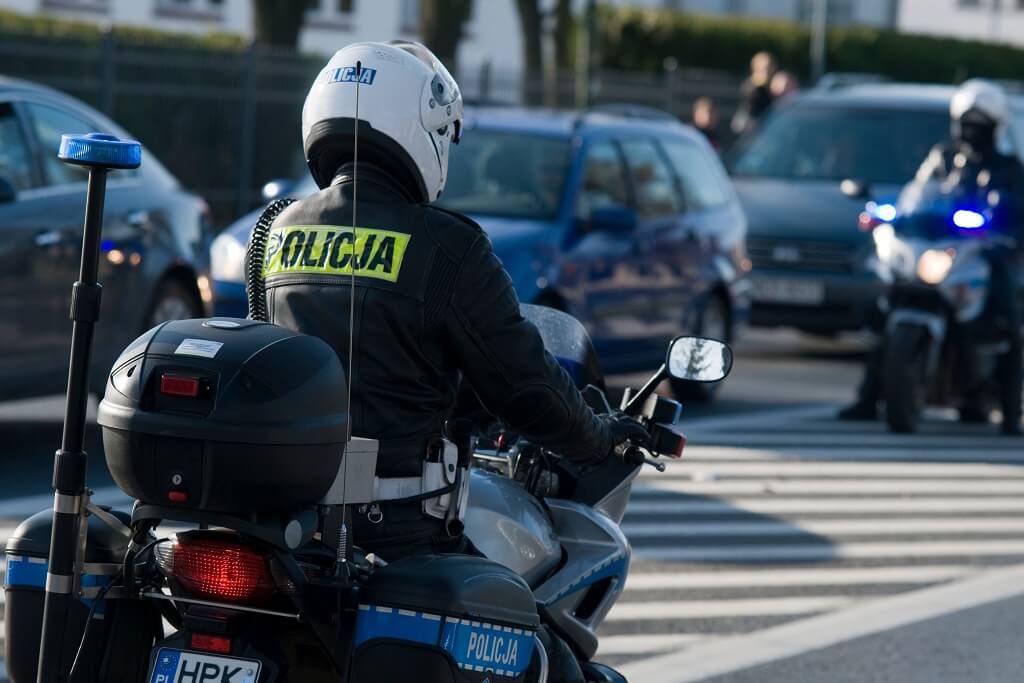 motocykl policja