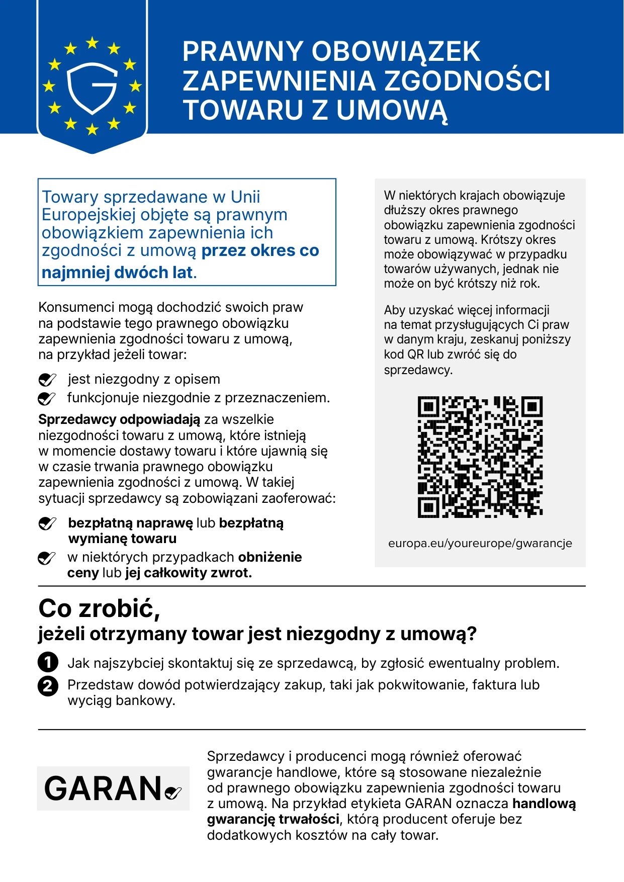 Rękojmia i gwarancja